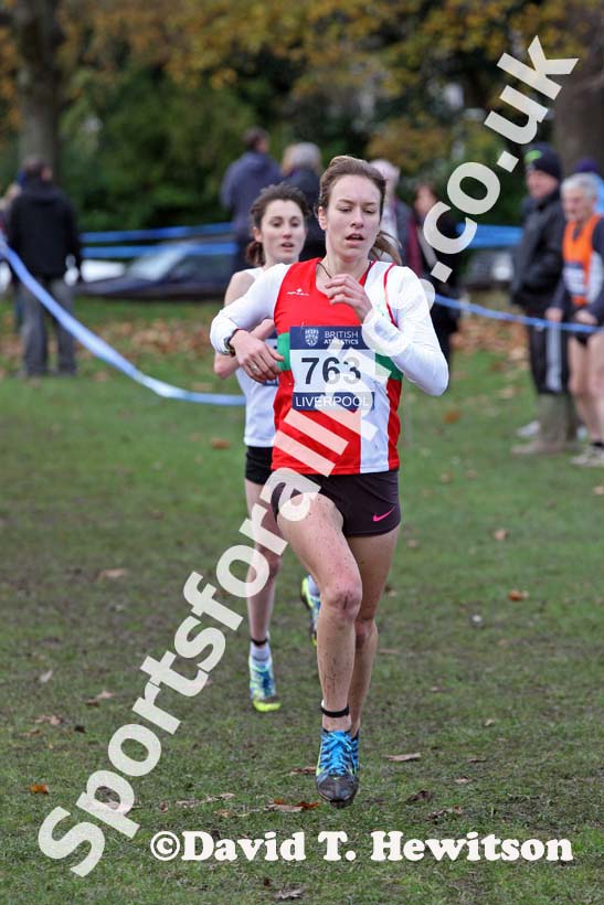 Stephanie Twell senior womens Liverpool Cross Challenge. David T. Hewitson/Sports for All Pics